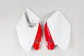 UFO Side Panels CRF250X 04-17 - White / Red